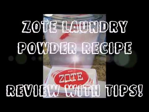 Zote Laundry Powder Recipe with Tips & Review!