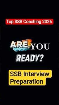 SSB Interview 2026 Best Coaching | Complete SSB Preparation Guide #ssbinterview #ssb #ssbcoaching