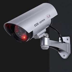 [Hot Item] Dummy Security Camera Infrared LED Blink Flashing Light CCTV Waterproof Warning Lamp