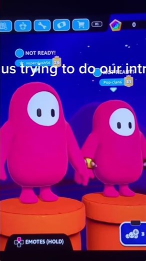 Us trying to make a Fall Guys intro