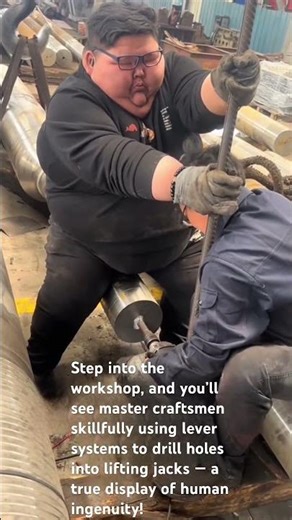Smart Workshop Trick – Using Leverage to Drill Metal Easily 🔩💪