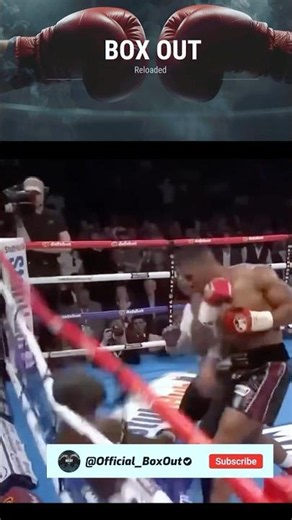 AJ Turned the Lights Out 💣😱 #boxing #anthonyjoshua #kevinjohnson