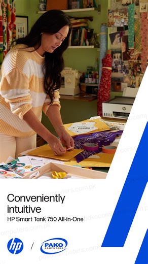 Pako Computers on Instagram: "HP Smart Tank 750 All-in-One High Volume, Low Cost — That’s Smart Printing. 🔹Seamless printing experience from start to finish Use the guided, step-by-step videos to quickly set up your printer. Get faster, more reliable connections using dual band Wi-Fi®️ with self-healing. Easily manage tasks with smart-guided buttons that illuminate and guide you through the printing process. 🔹Your shortcut to maximum productivity Speed through multi-page documents with automat
