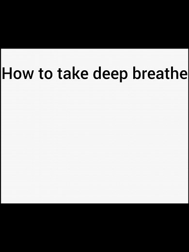 How to Take a Deep Breath: Step-by-Step Guide