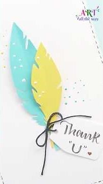 Thank You Card Ideas for Thanksgiving 🦃 | DIY Gratitude Card