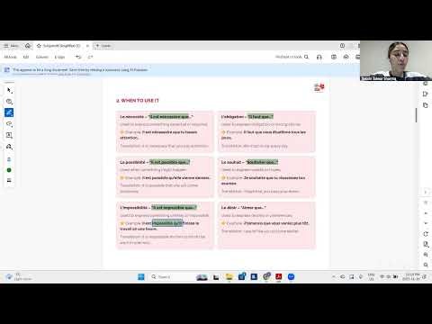 Need ALL the Subjonctif—Only THIS Much