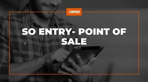 Sales Order Entry -Point Of Sale orders