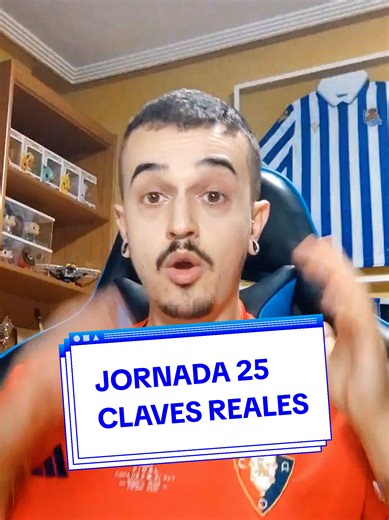 Jornada 25 😏🔥 Hoy con la camiseta de Osasuna para picar a los madridistas (yo tiro más al Barça 😜). 👇 En comentarios Pídeme mejores jugadores por posición, fichajes y cláusulas. ⚠️ IMPORTANTE El análisis personalizado es EXCLUSIVO en Twitch. #FantasyLaLiga #Jornada25 #Futmondo #Comunio #TwitchFantasy