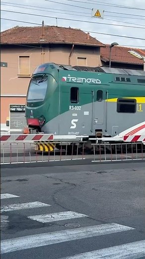 Railroad Crossing in Italy #train #railroad #railcrossing #railway #italy
