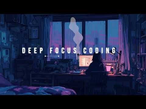 Deep Focus Coding – Midnight Cyberpunk Rain Ambience [1 Hour Lofi]