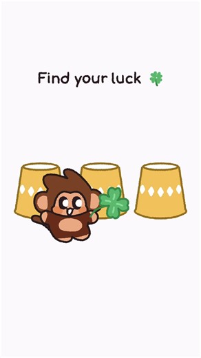 Quick! Choose a cup for some good luck! 👀☘️ #cartoon #funny #comedy #animation #cute