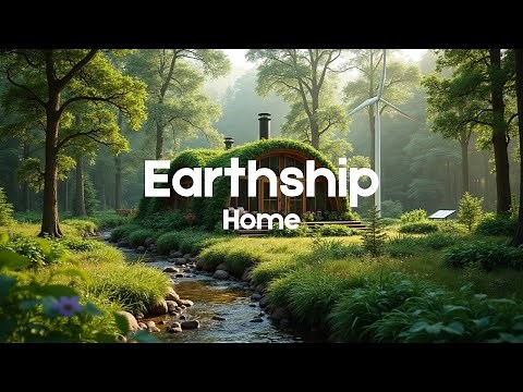 Ultimate Off Grid Earthship Tour 🌿 Self Sustaining Home in a Lush Green Forest