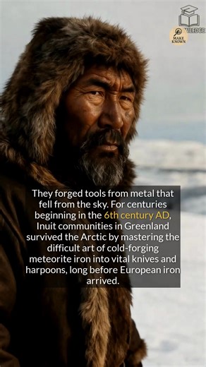 39K views · 519 reactions | Inuit communities forged vital survival tools from metal that fell from the sky. #history #didyouknow #archaeology #ancientdiscoveries | Make Known | Facebook