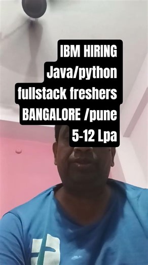 IBM Entry Level Jobs 2026 | Java + Python + Cloud | Freshers Apply