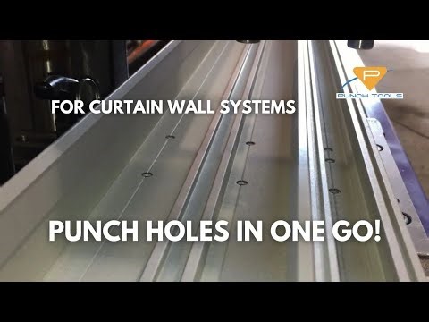 Hole Punching for Aluminum Channels, Frames & Profiles