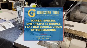 16 reactions | The KANSAI SPECIAL DFB-1412PQ is a 12 needle double chainstitch sewing machine designed for simultaneous shirring. Watch as David walks you through its features, functions, and what comes included with your purchase! Watch eve more YouTube videos: https://goldstartool.link/yt-12-Needle-Chain-Stitch-Machine Shop now: https://goldstartool.shop/fb-12-Needle-Chain-Stitch-Machine | GoldStar Tool | Facebook