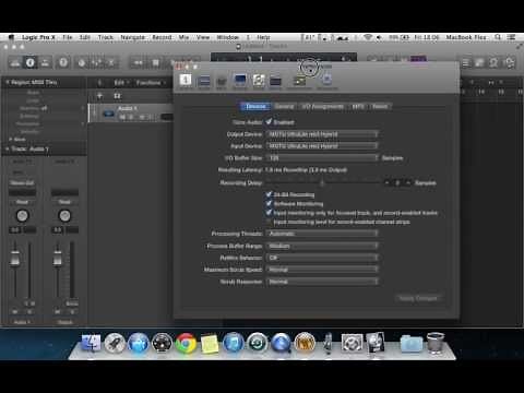 Logic Pro X Tutorials - How to setup your Audio interface