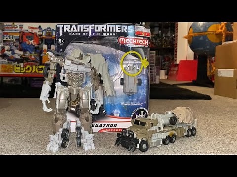 Transformers dark of the moon voyager class complete megatron collection. Dotm mechtech box movie