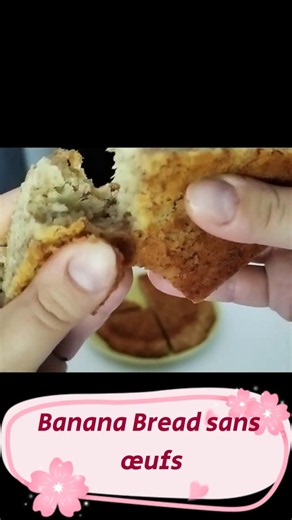 🍌 Le Banana Bread le plus moelleux sans œufs ni lait ! #faitmaison #recettefacile