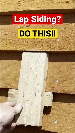Your life will be easier when installing wood lap siding if you make a guide. #construction #tips