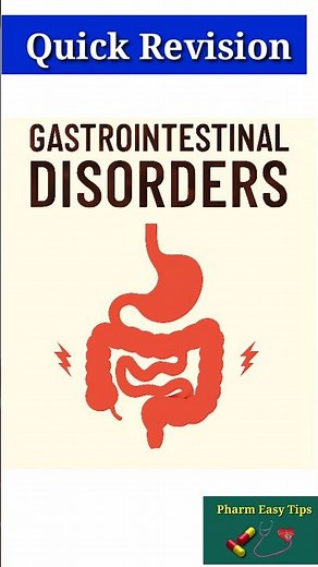 Gastrointestinal Disorders | Definition | Types | Symptoms | Treatment | Short Notes