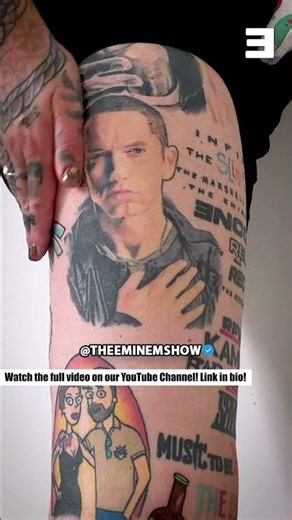 Nikki Hardy Shows Her Incredible Eminem Potrait Tattoo
