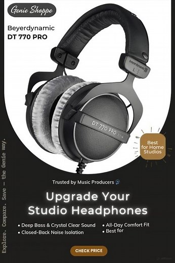 Best Studio Headphones 🎧 Beyerdynamic DT 770 PRO | Mixing, Recording & Home Studio Upgrade