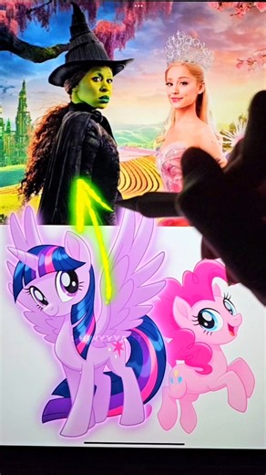 💚 Elphaba x Twilight Sparkle #mylittlepony #wicked #Elphaba #glinda #cynthiaerivo #transformation