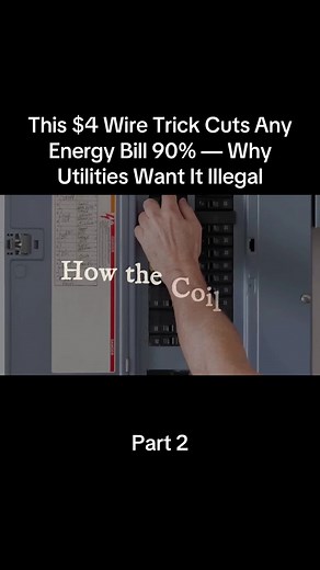 $4 Wire Trick Cuts Energy Bills 90% - Utilities Want It Illegal