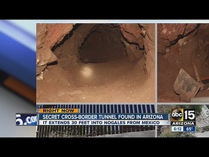 Tunnel found in Arizona from Mexico