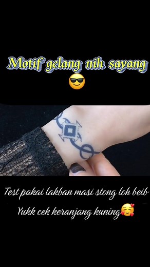 Tato Temporer Gelang Strong Meaning | Test Pakai Lakban Masi Strong