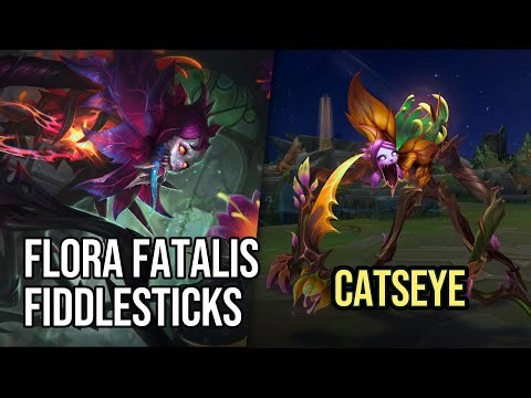 Catseye Flora Fatalis Fiddlesticks Skin | League of Legends | Chromas Skin
