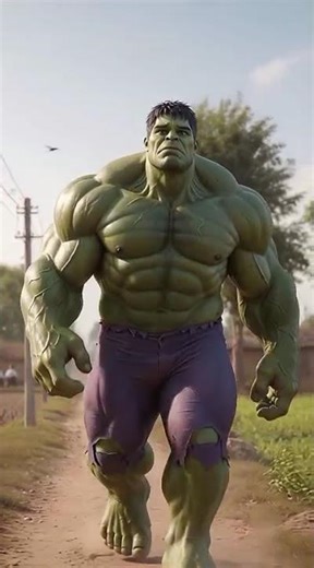 halku aur uski sauteli maa. #ai #aishorts #cartoon #shortsindia #hulk