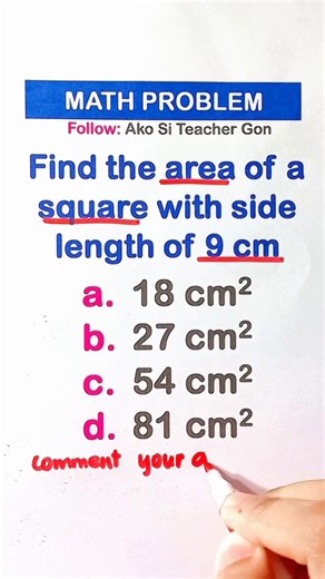 Try this MATH PROBLEM‼️📝 #basicmath #mathematics #MathTutor #teachergon #math #mathreview | Ako si Teacher Gon