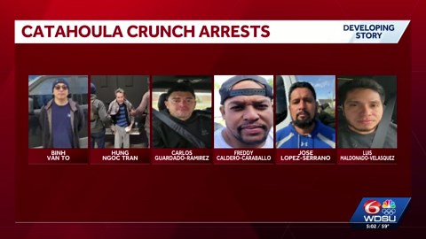 Department of Homeland Security announces first arrests from Catahoula Crunch immigration operation