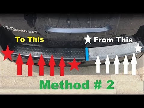 How to PERMANENTLY Restore Faded AUTO Trim Method #2