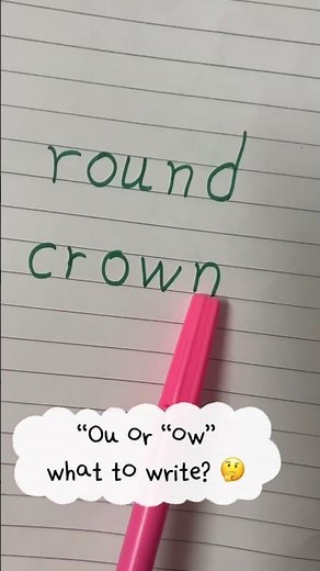 Ou and ow spelling rules #spellingrules #ouandowrules #ou words
