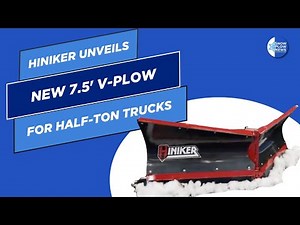 Hiniker Unveils New 7.5' V-Plow for Half-Ton Trucks