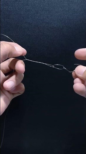 The Simplest Worm Hook Knot Method for Beginners #fishing #fishingknot #shorts