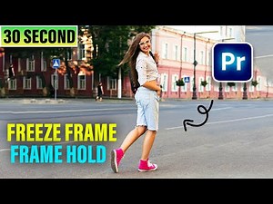 How to freeze frame in premiere pro | Frame hold (Quick & Easy)