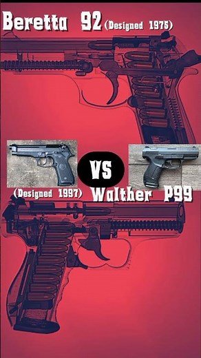 Beretta 92 vs Walther P99 — Who Would You Carry?