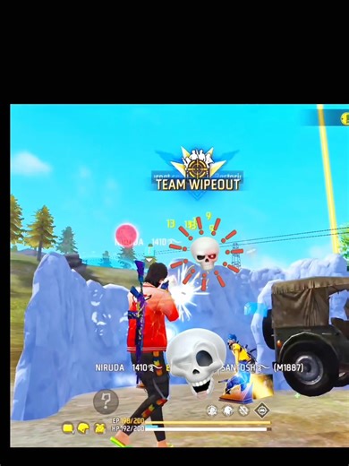 "M1887 + M14 ⚡ Deadly Combo in BR Rank 🔥 | Insane Headshot Gameplay | Free Fire"