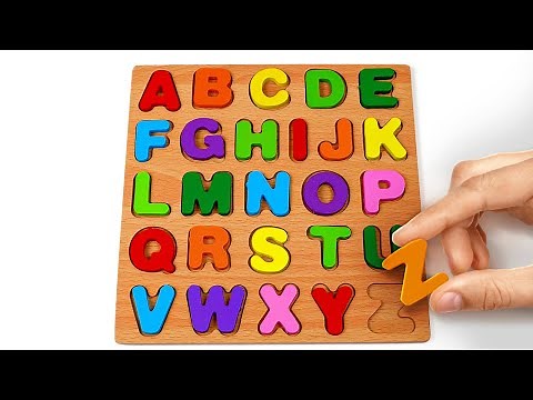 Learn ABC with Alphabet Puzzle | Toys Letters Hunting | Preschool Learning Video for Kids & Toddlers