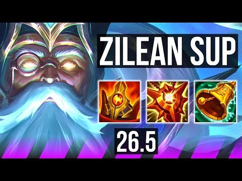 ZILEAN & Sivir vs ALISTAR & Senna (SUP) | NA Master | 26.5