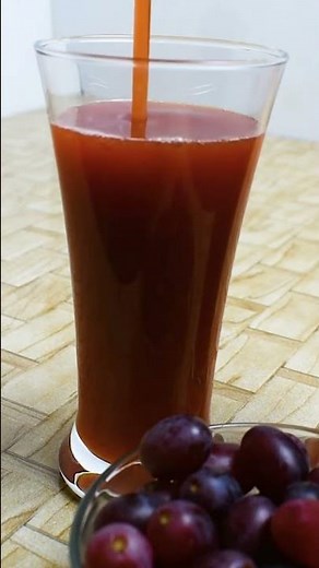 عصير العنب الأحمر المنعش اعمليه في 3 دقائق 🍷 Fresh Red Grape Juice