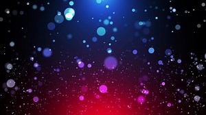 4k Abstract bokeh background loop with light particles on a dark background. animation footage with light leak effect. Looping 3D animation