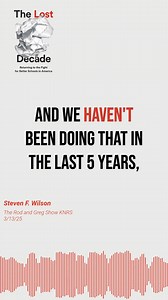 On the KNRS Rod and Greg show, Steven Wilson challenges the current education system's shift and calls for a return to strong classroom instruction. Discover why he believes the shift to social justice education can be a misstep in K-12 education in his new book The Lost Decade. Get your copy today! https://loom.ly/tcg629k #Teaching #EducationReform #NewBookRelease | Pioneer Institute for Public Policy Research
