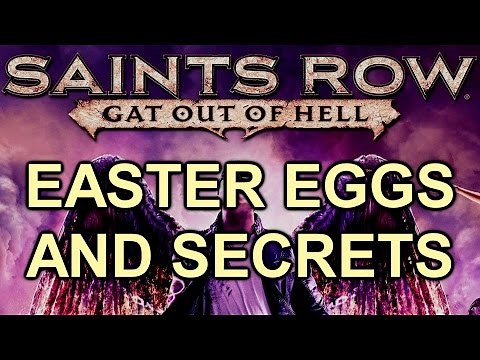 Saints Row Gat Out Of Hell Easter Eggs Collection HD