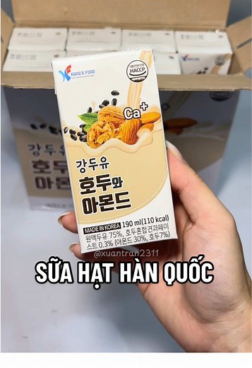 Thưởng Thức Sữa Hạt Hàn Quốc Ngon Miệng