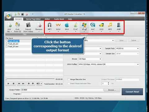 How to convert AMR files using AVS Audio Converter?